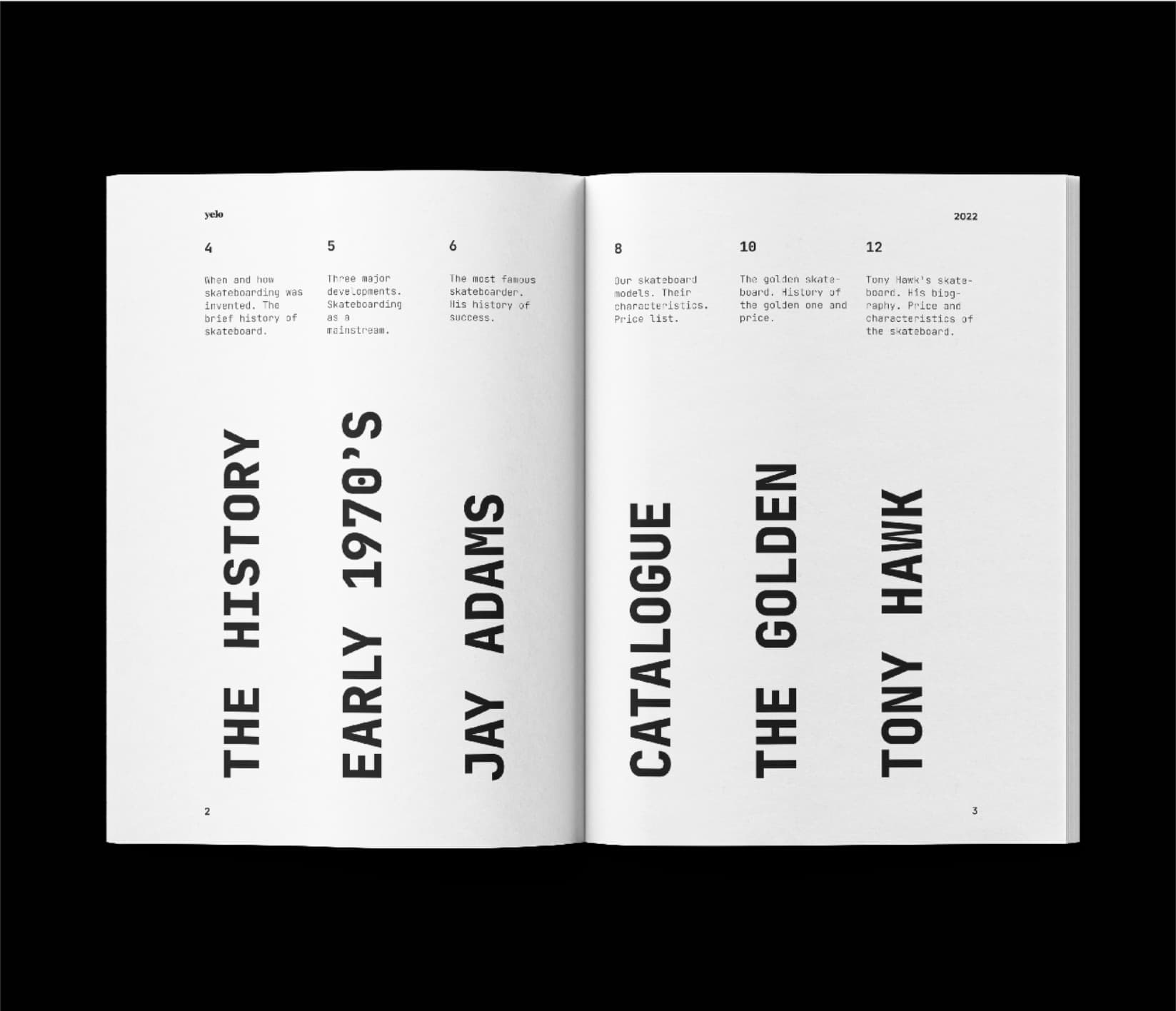 Yelo Catalog